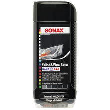 SONAX Farebná leštenka nanopro čierna 500 ml