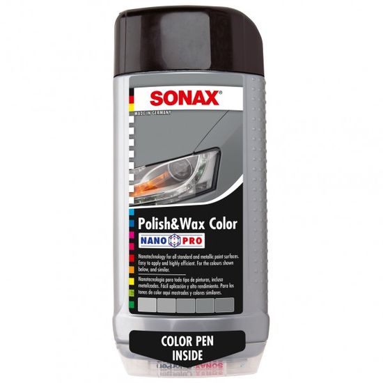 SONAX Farebná leštenka nanopro strieborná 500 ml