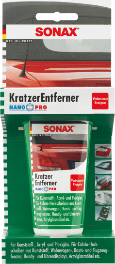 SONAX Odstraňovač škrabancov z plastových a plexi skiel 75 ml