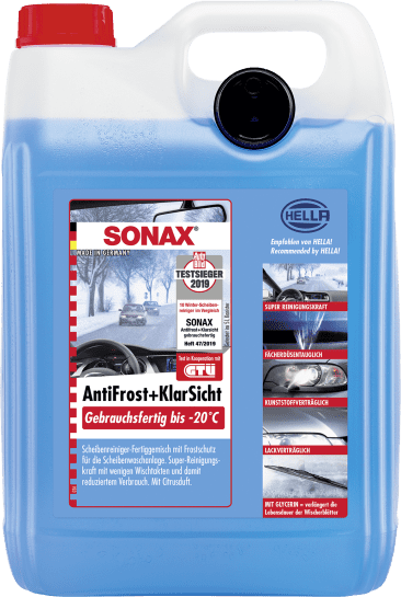 SONAX Zimná kvapalina do ostrekovačov -20°C 5L